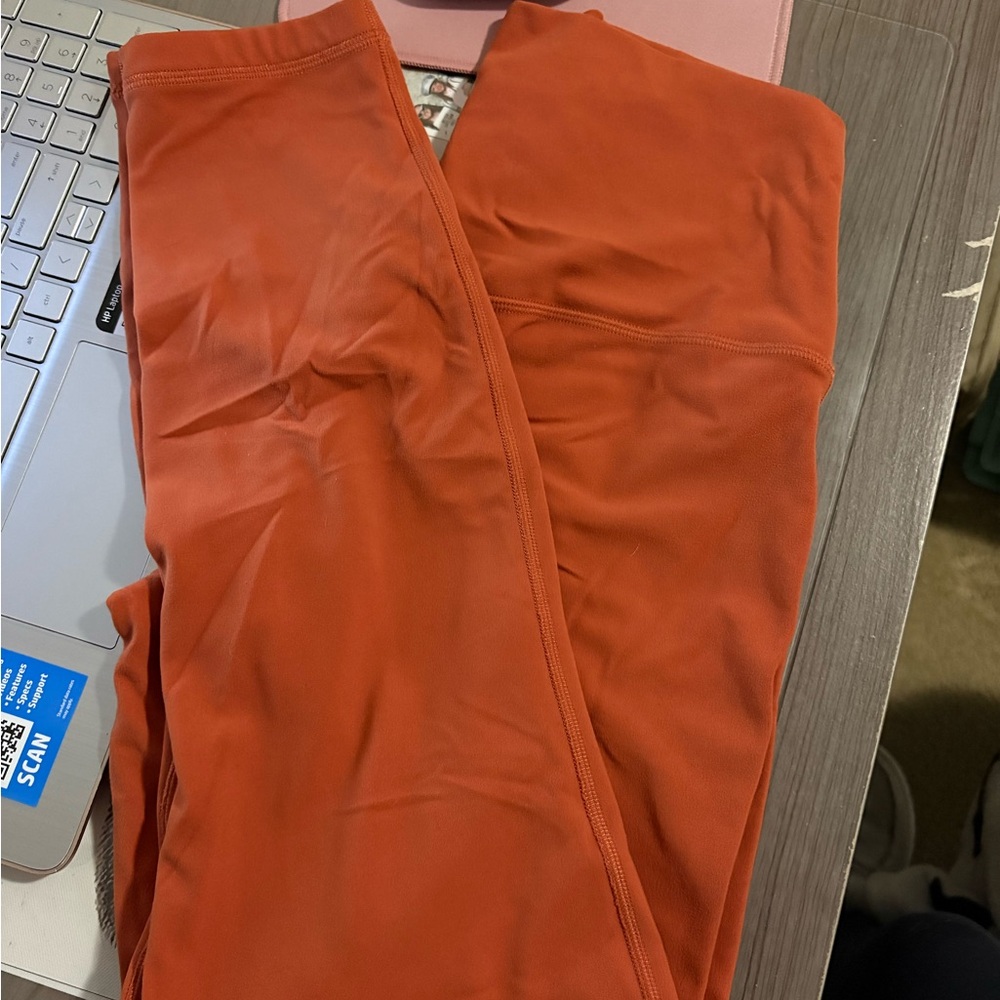 lululemon  Rust/Orange Align Leggings